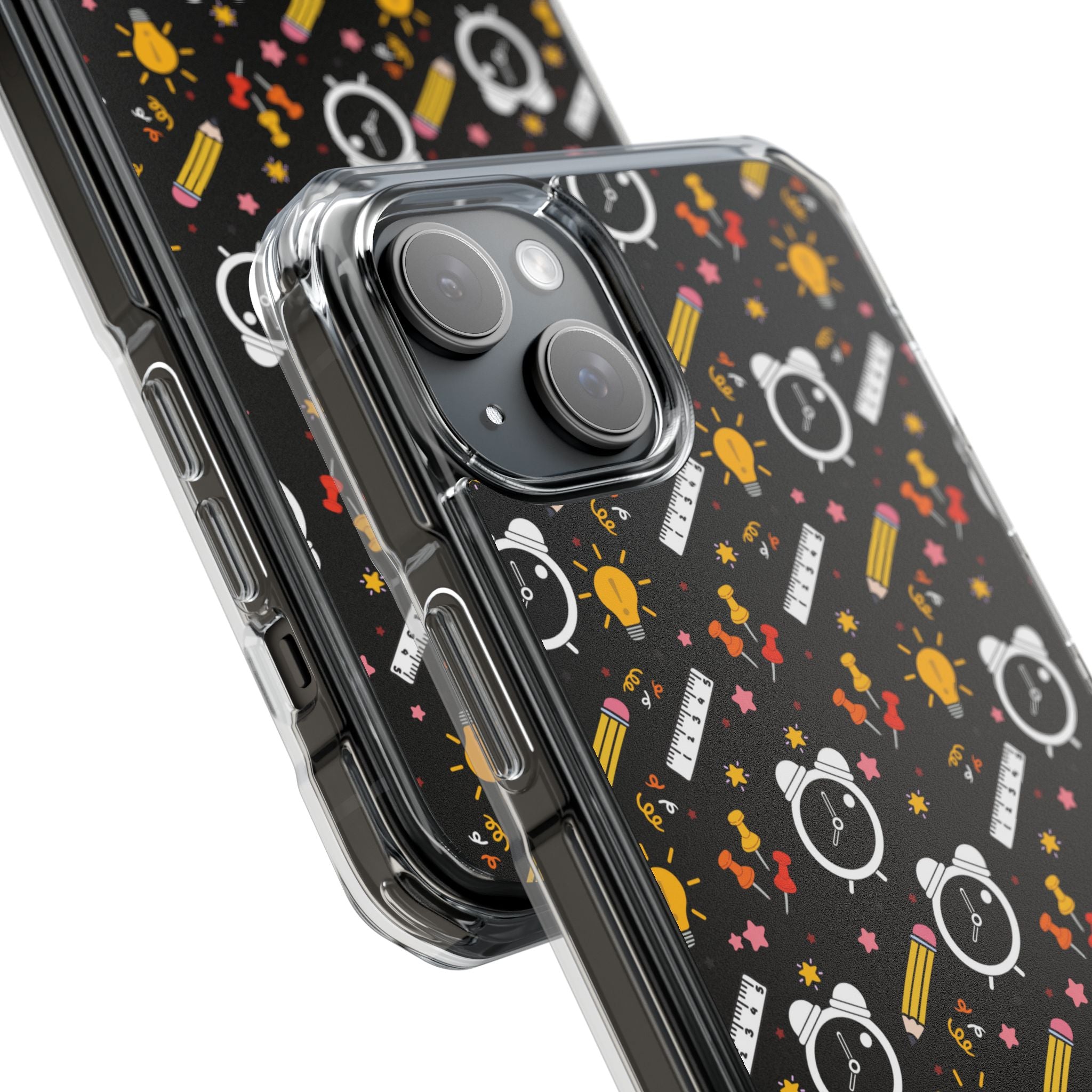 Bright Pencils Twirl iPhone Case - Impact