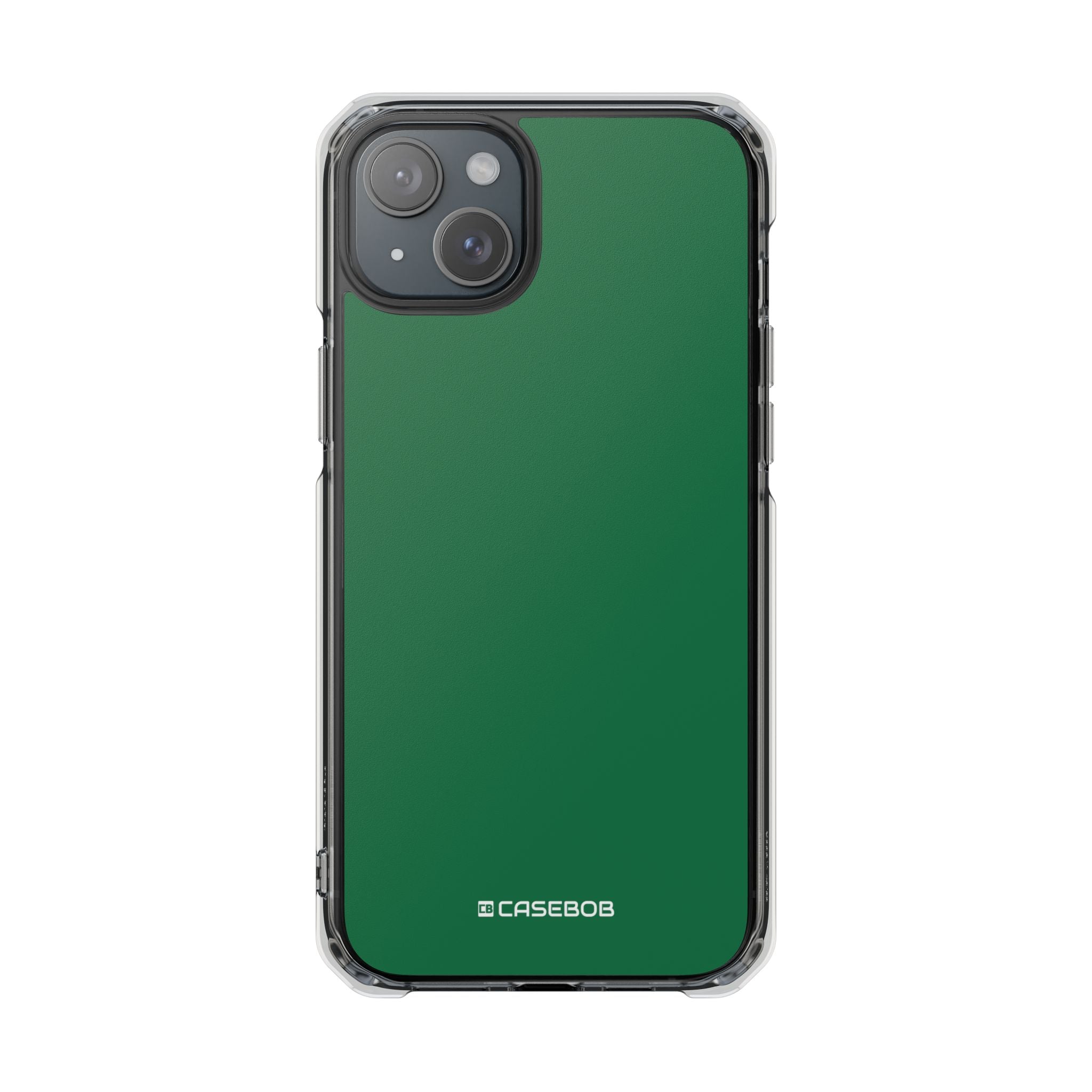 Dark Spring Green - Clear Impact Case for iPhone