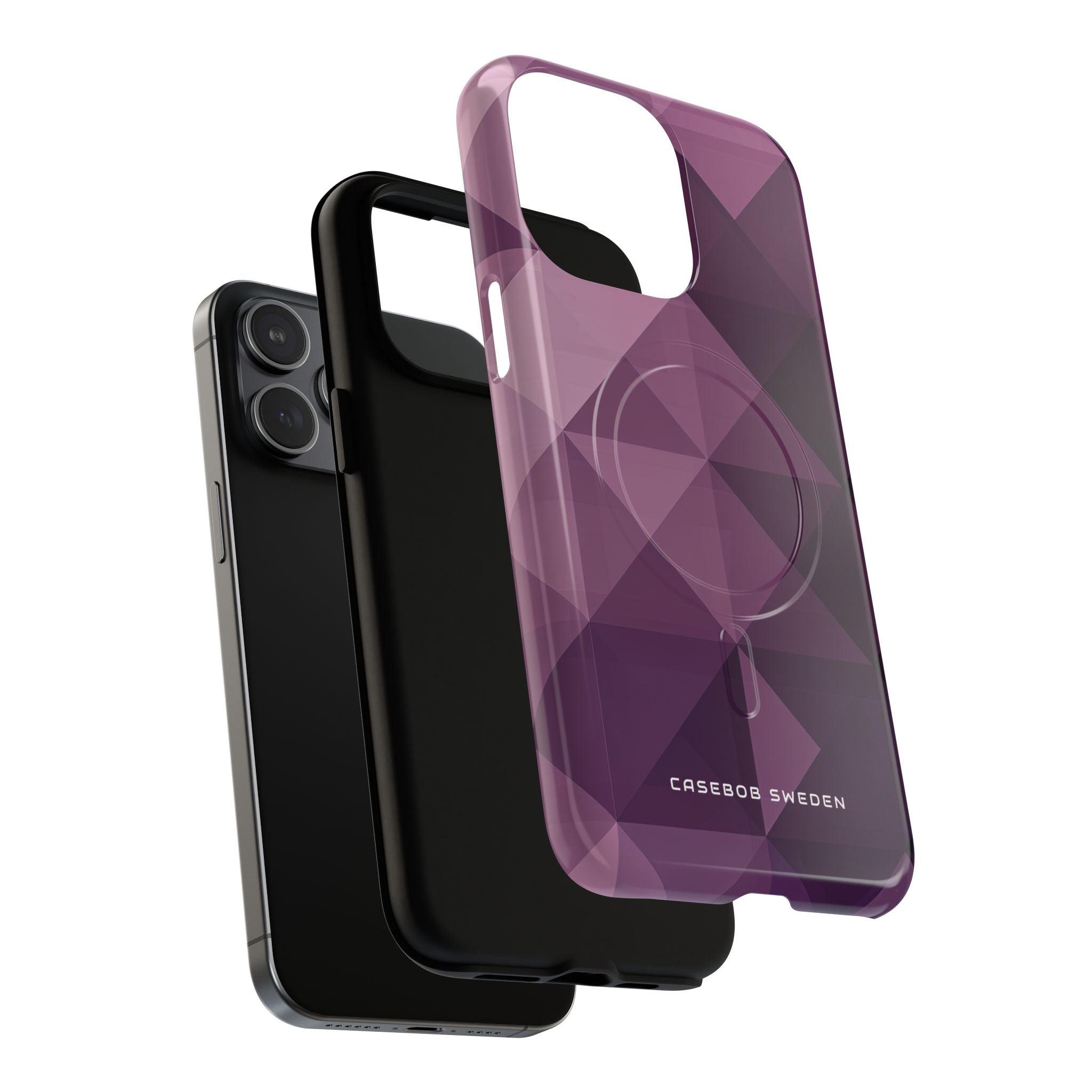 Gradient Purple Mosaic iPhone 15 | Tough+ Phone Case