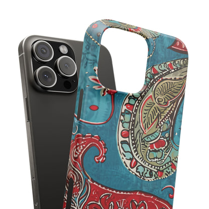 Vintage Paisley Elegance iPhone 16 - Slim Phone Case