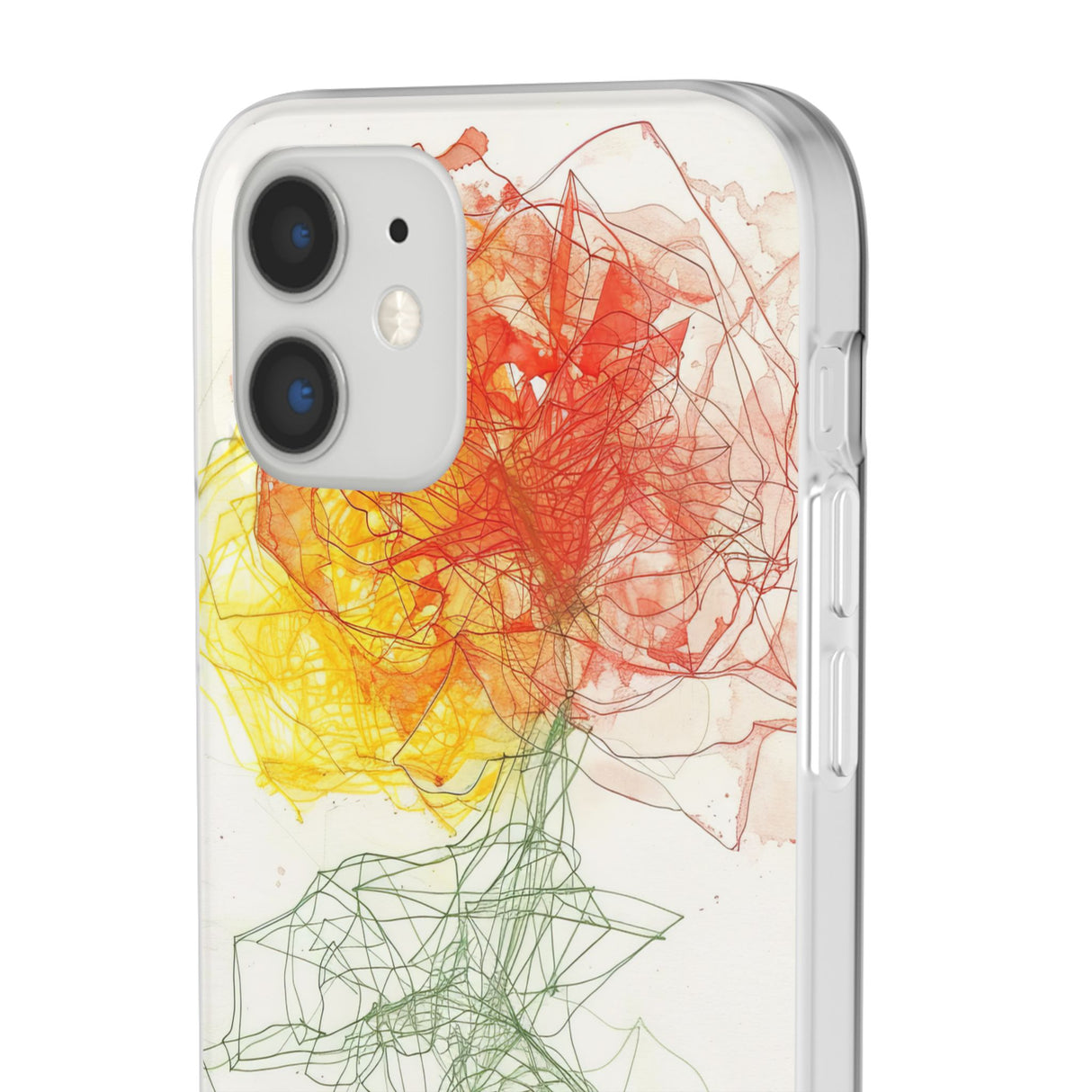 Fiery Blossom | Flexible Phone Case for iPhone