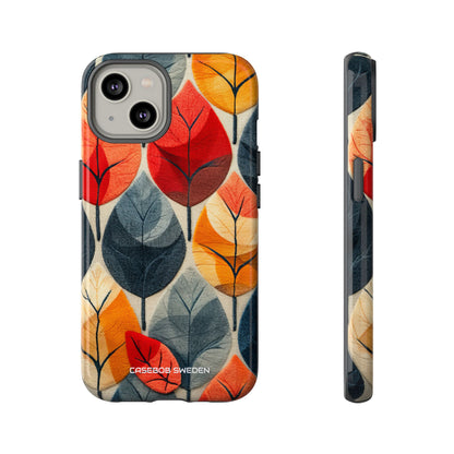 Autumn Leaf Design - Tough iPhone 14 Phone Case