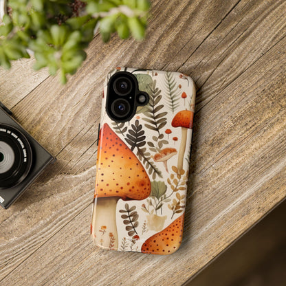 Mushrooms Sprout Cheerfully - iPhone Case
