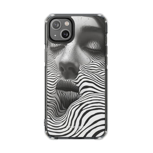 Dreamwave Portrait - Phone Case for iPhone (Clear Impact - Magnetic)