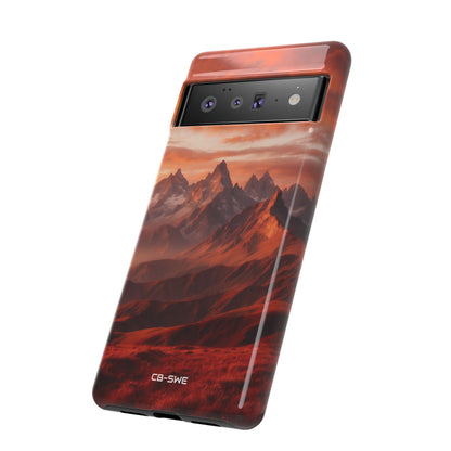 Mountain Peaks Glowing - Google Pixel Case
