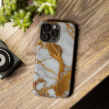 Golden Veins Flow - iPhone Case
