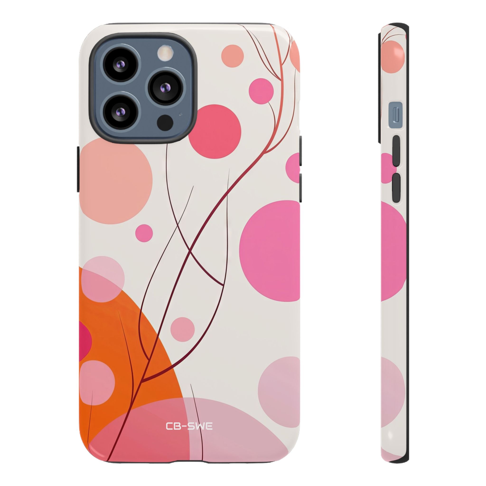 Circles Embrace Lines - iPhone Case