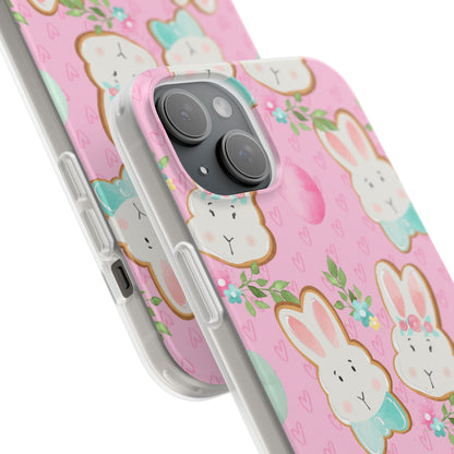 Bunny Blossom iPhone 15 Plus Case - Soft