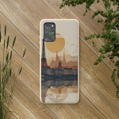 Parisian Sunset Serenity | Biodegradable Phone Case