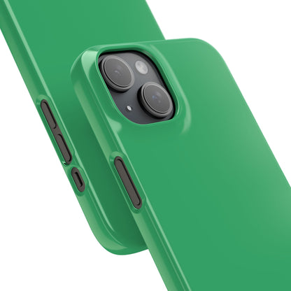 Medium Sea Green iPhone 15 - Slim Phone Case