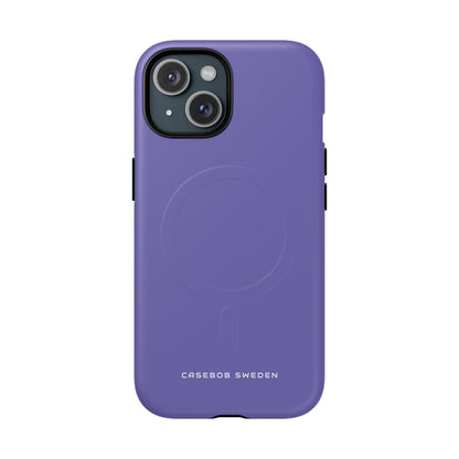 Medium Slate Blue iPhone 15 | Tough+ Phone Case