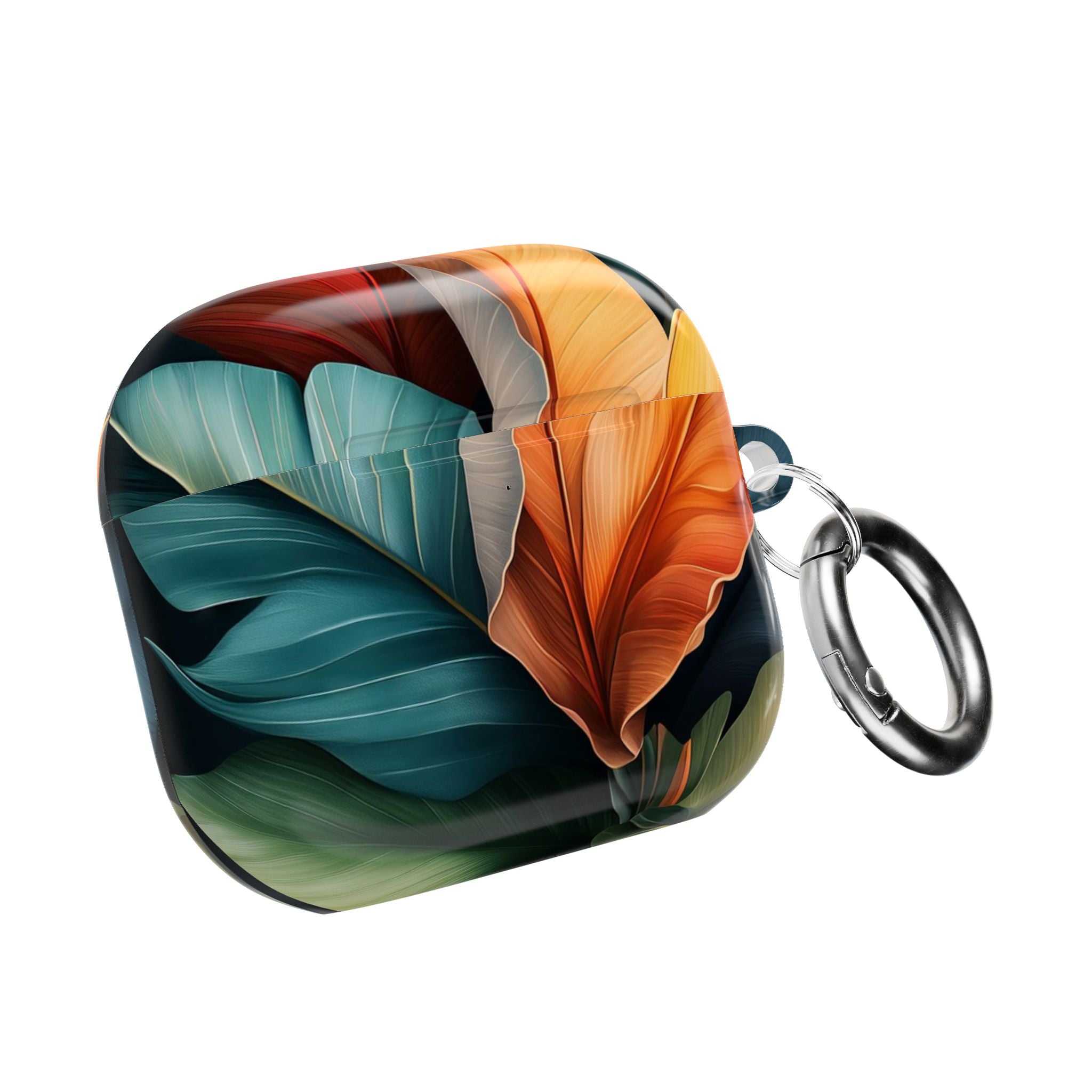 Tropical Ember Leaves - AirPods Case