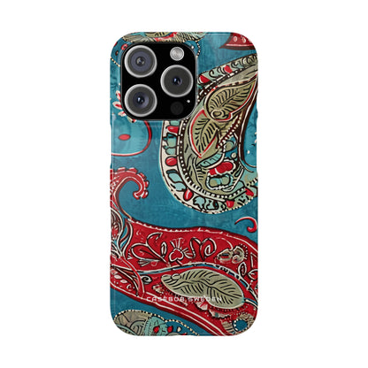 Vintage Paisley Elegance iPhone 16 - Slim Phone Case