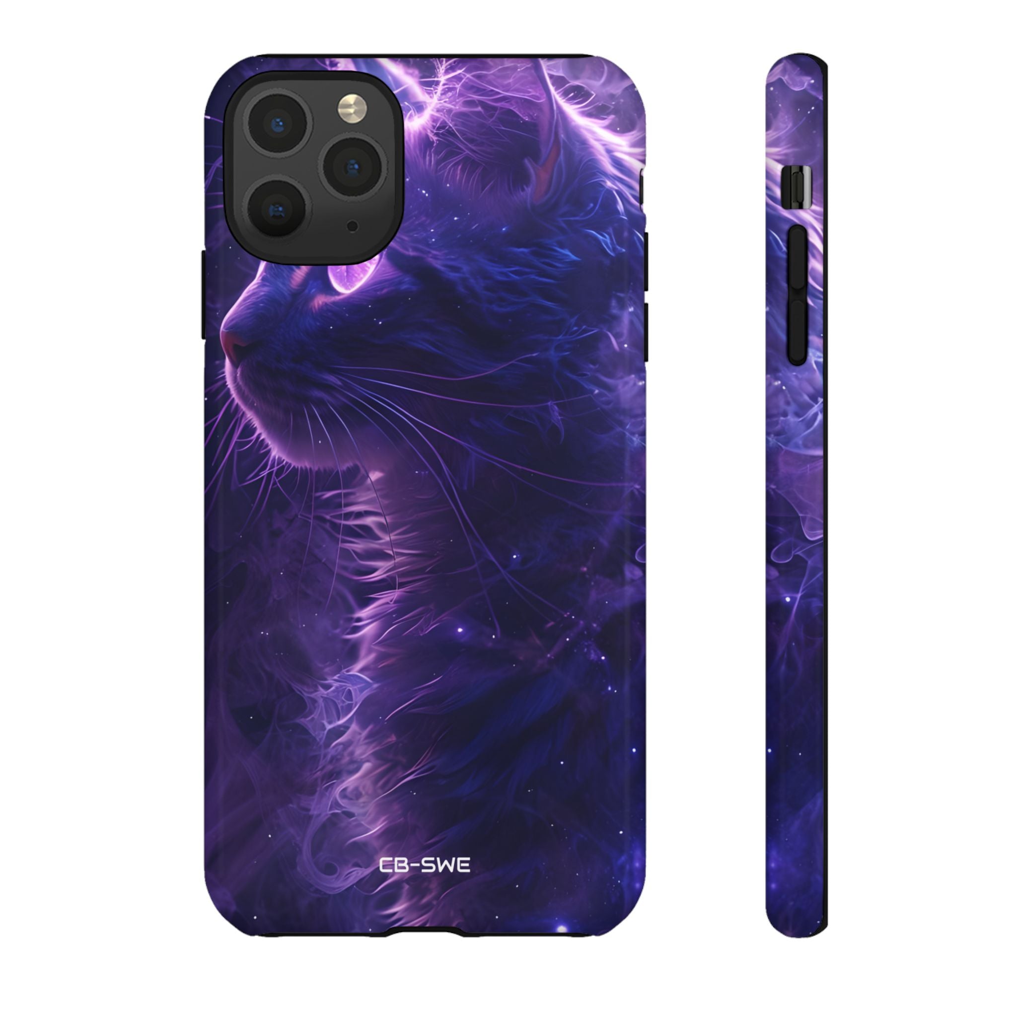 Mystical Starlit Cat - iPhone Case