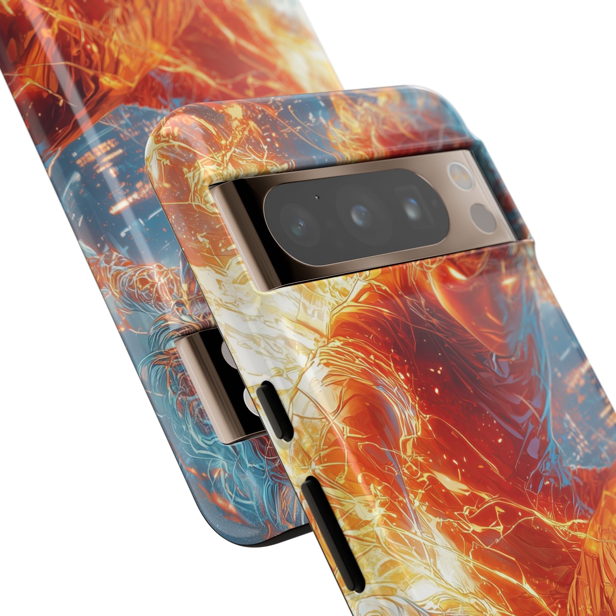 Flames Dance Wildly - Google Pixel Case