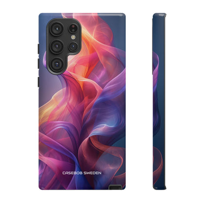 Violet Orange Flow - Tough Samsung S22 Phone Case