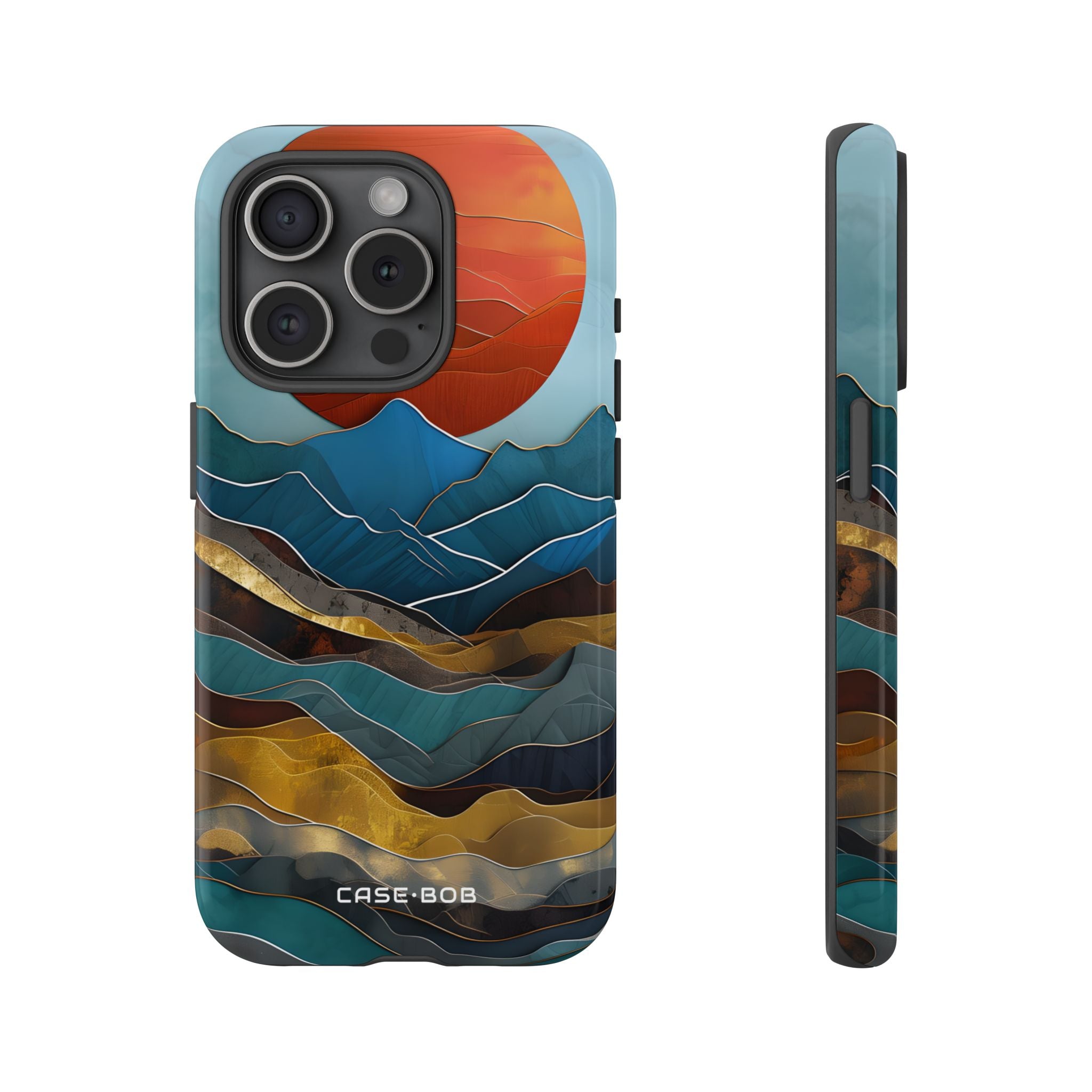 Solar Peak iPhone 15 Pro Case - Tough