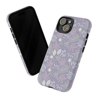 Purple Mona Leaf - Protective Phone Case