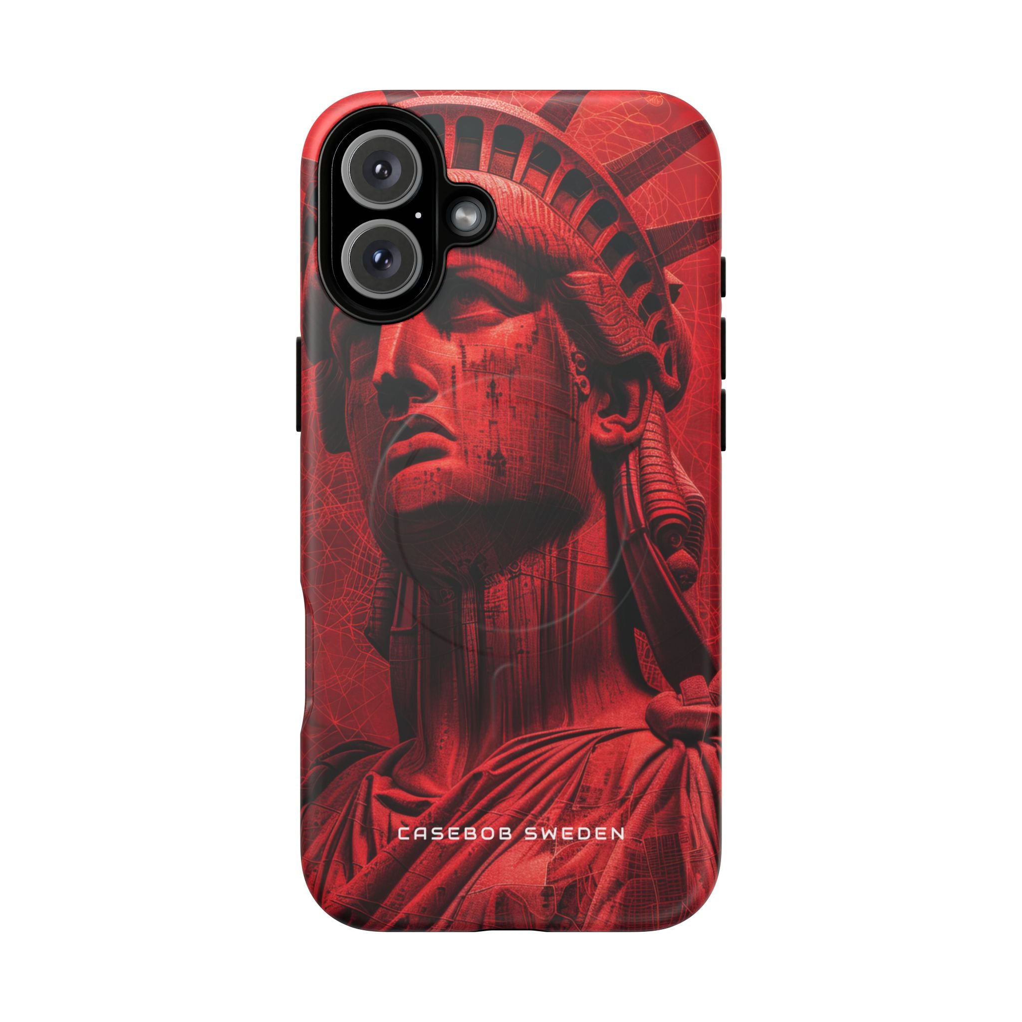 Zen Red Liberty Vision iPhone 16 | Tough+ Phone Case