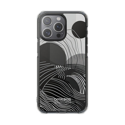 Monochrome Motion Flow iPhone 15 - Impact Clear+