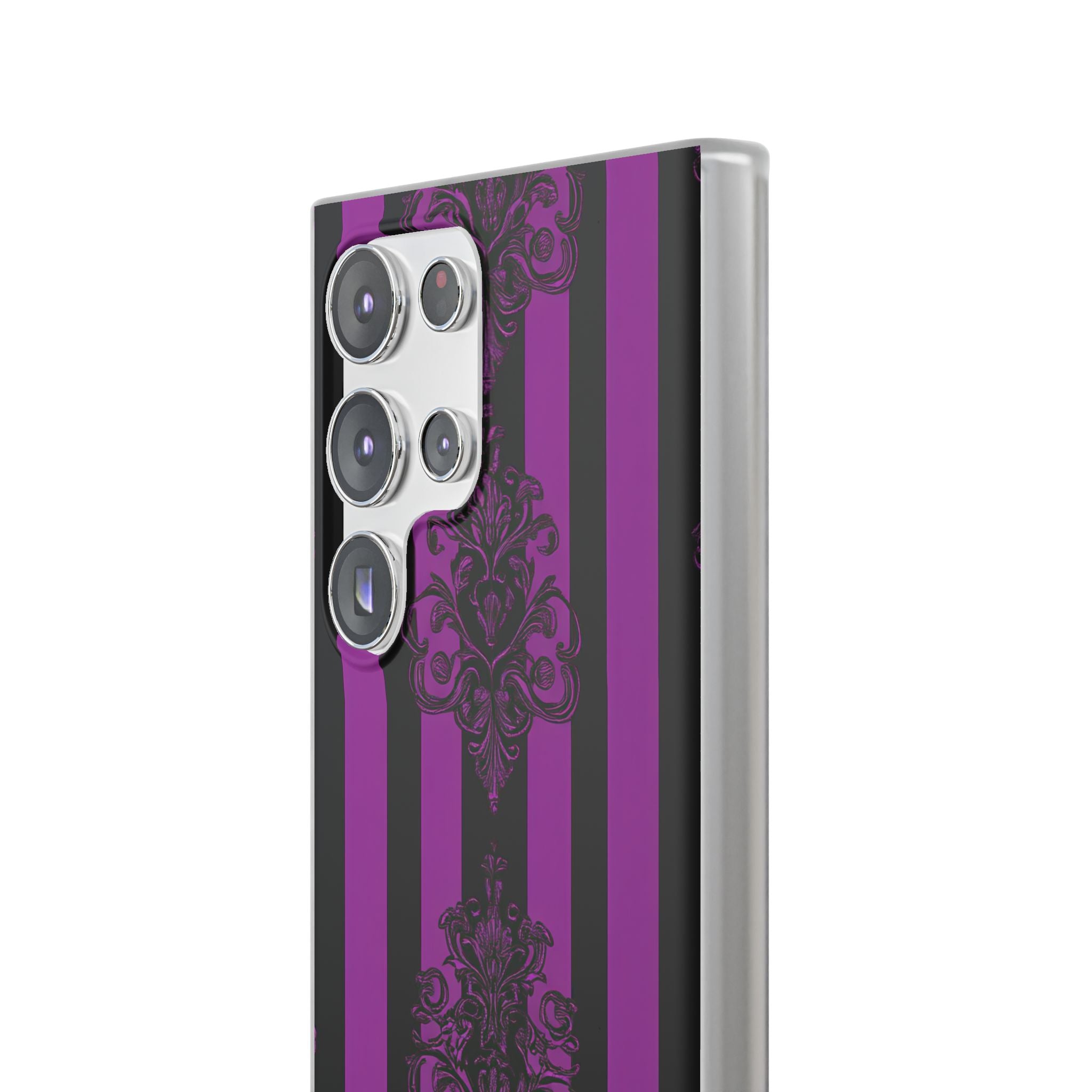 Damask Elegance Purple Samsung S23 Ultra Case - Soft