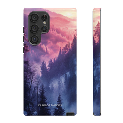 Misty Forest Serenity - Tough Samsung S22 Phone Case