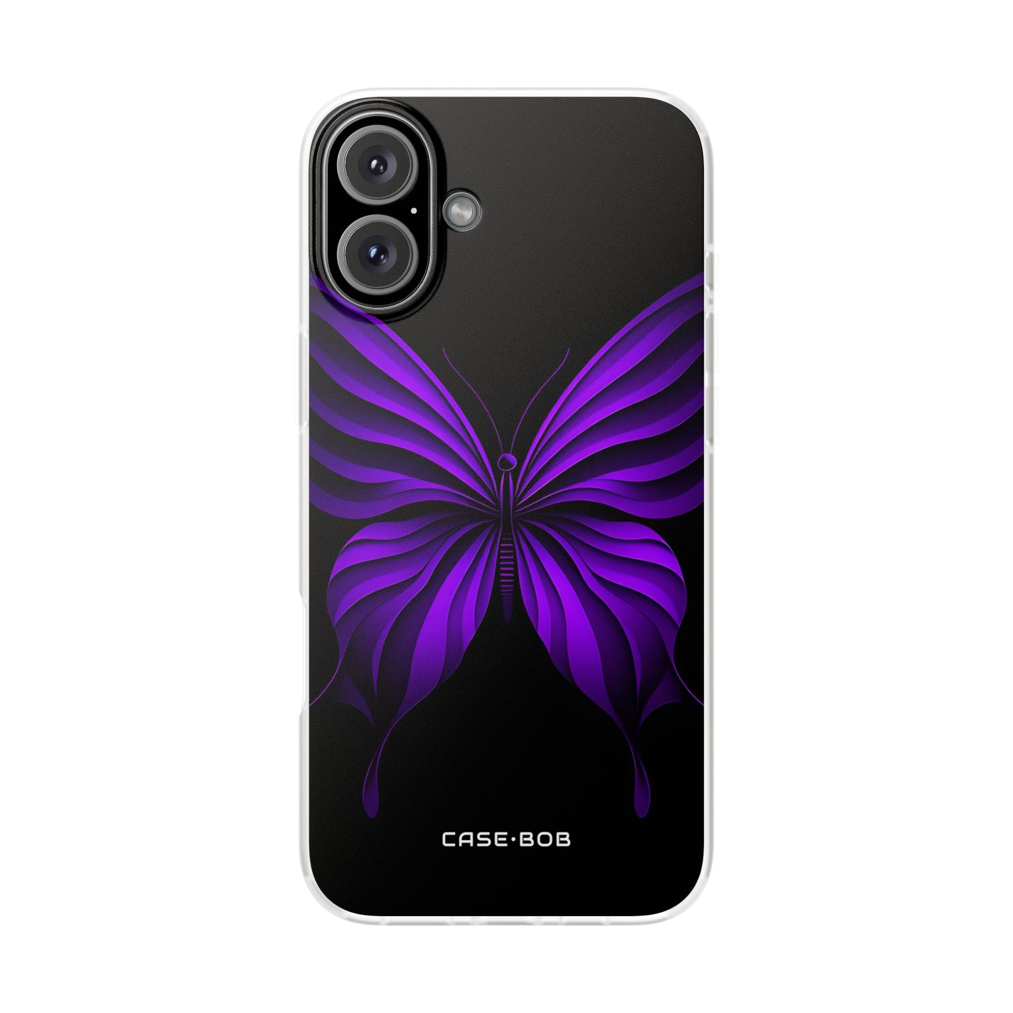 Violet Monarch iPhone 16 Plus Case - Soft