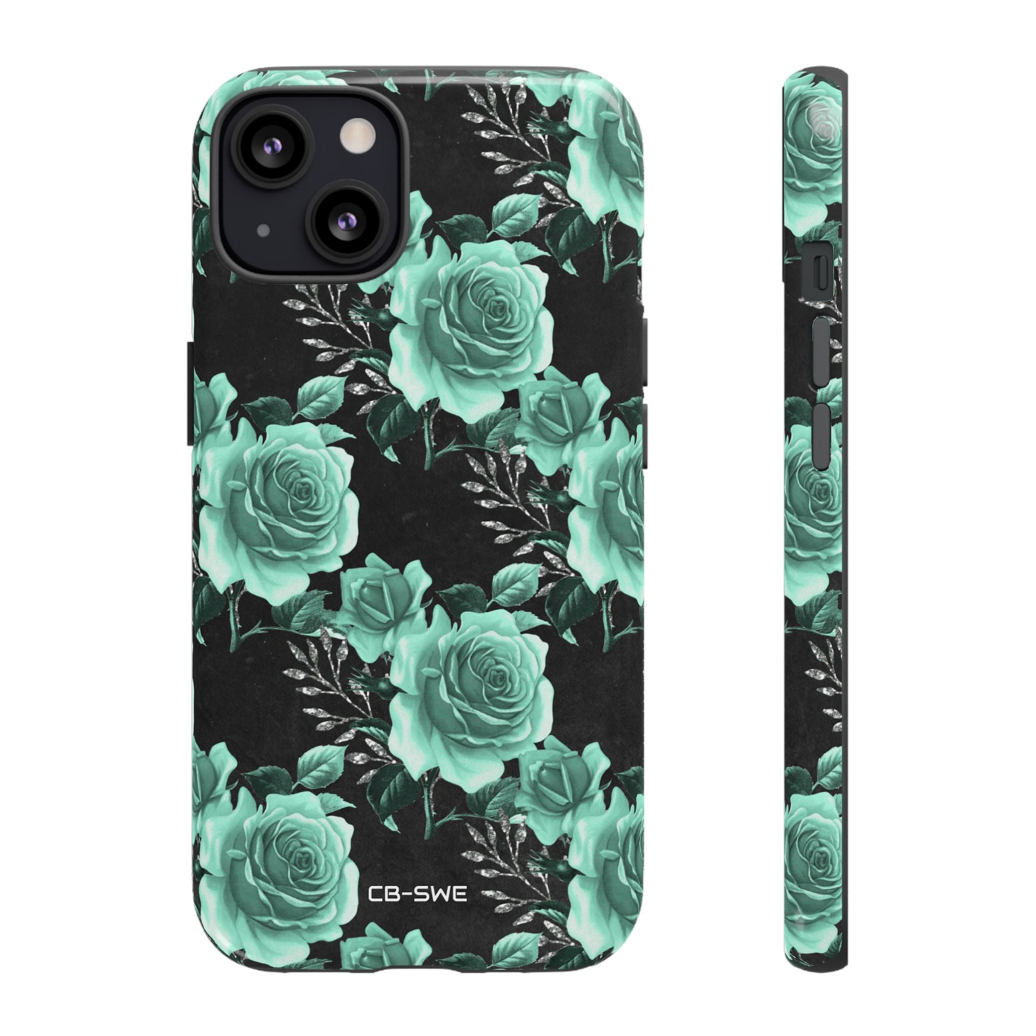Turquoise Rose Symphony - iPhone Case