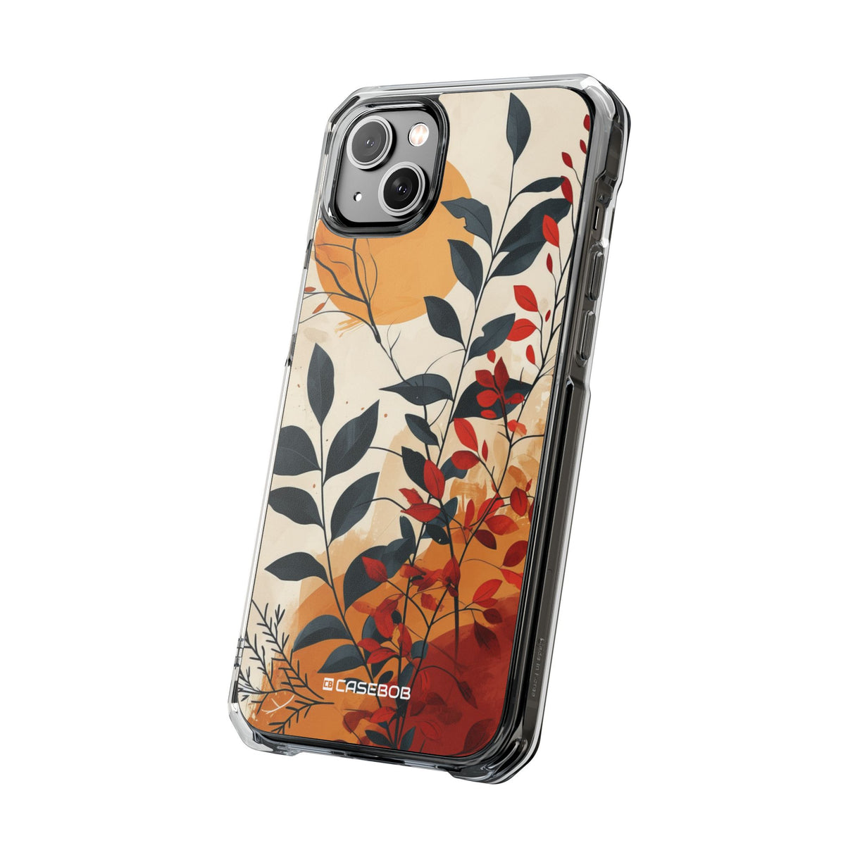 Botanical Serenity - Phone Case for iPhone (Clear Impact - Magnetic)