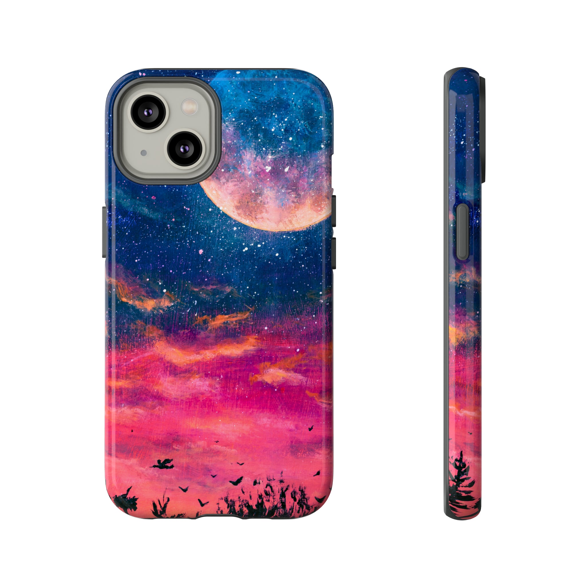 Oil painting - Big Planet - Protective Phone Case