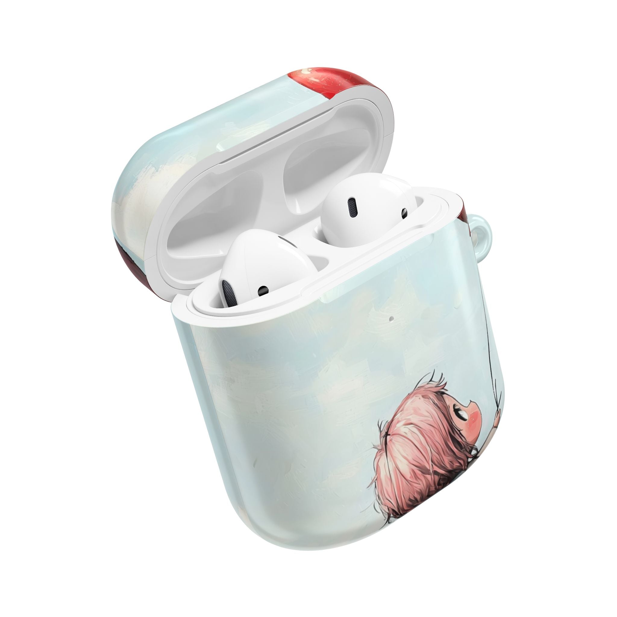 Heart Balloon Whimsy - AirPods Case