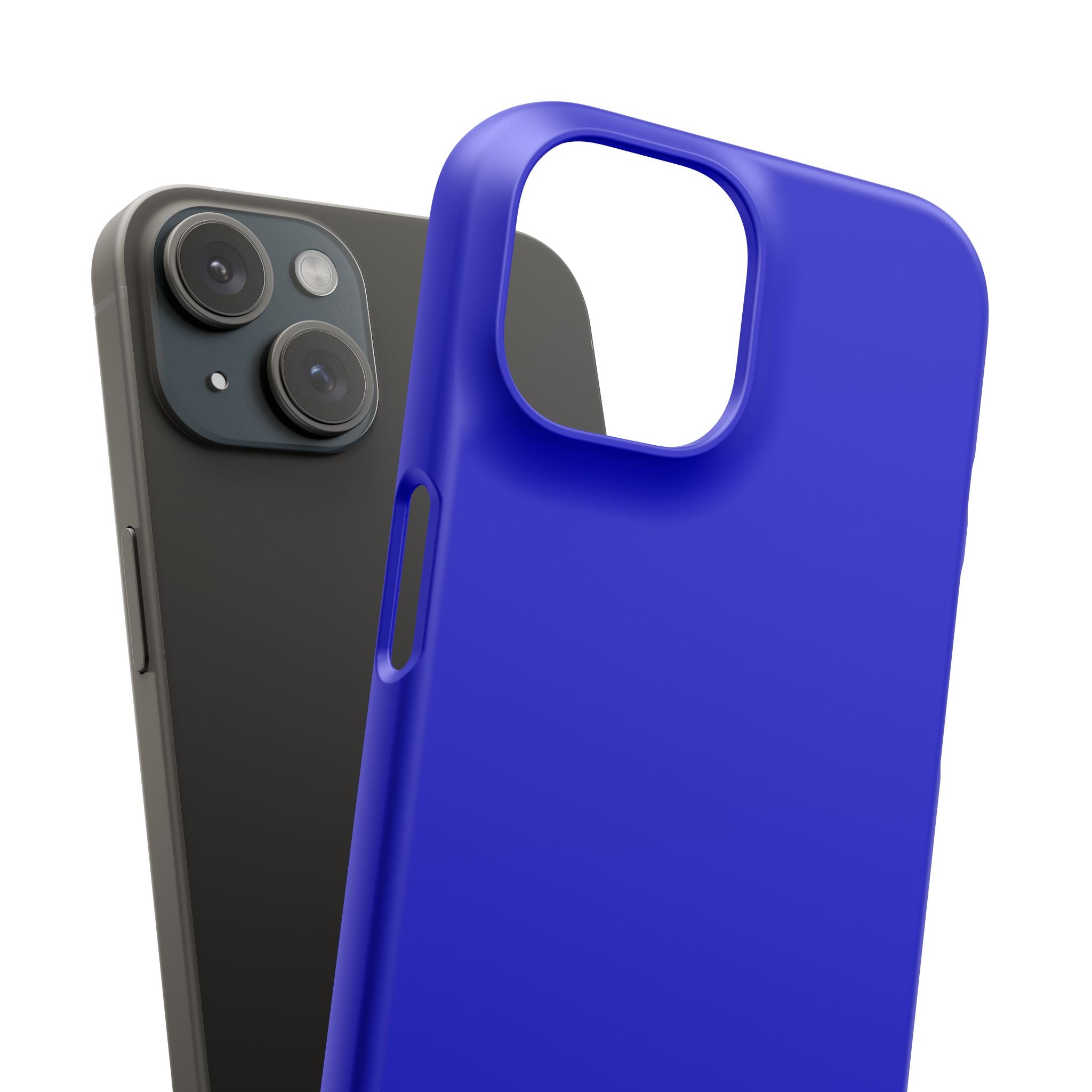 Mittelblaues iPhone 15 - Schlanke Handyhülle