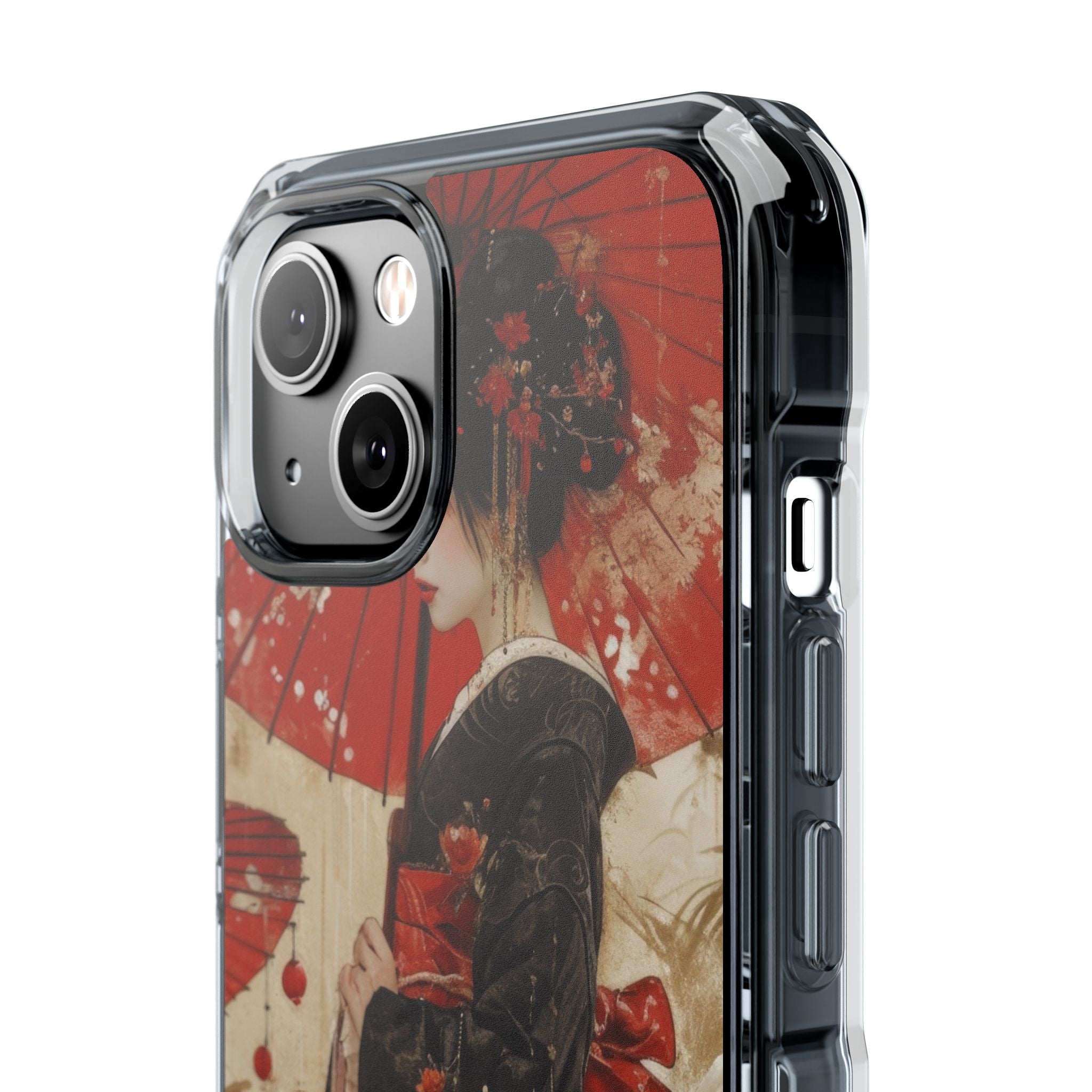 Scarlet Crane Dreams iPhone 14 - Impact Clear+