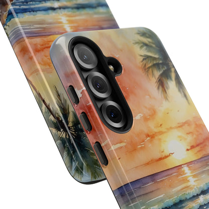 Sunset Palm Samsung S25 Plus Case - Tough