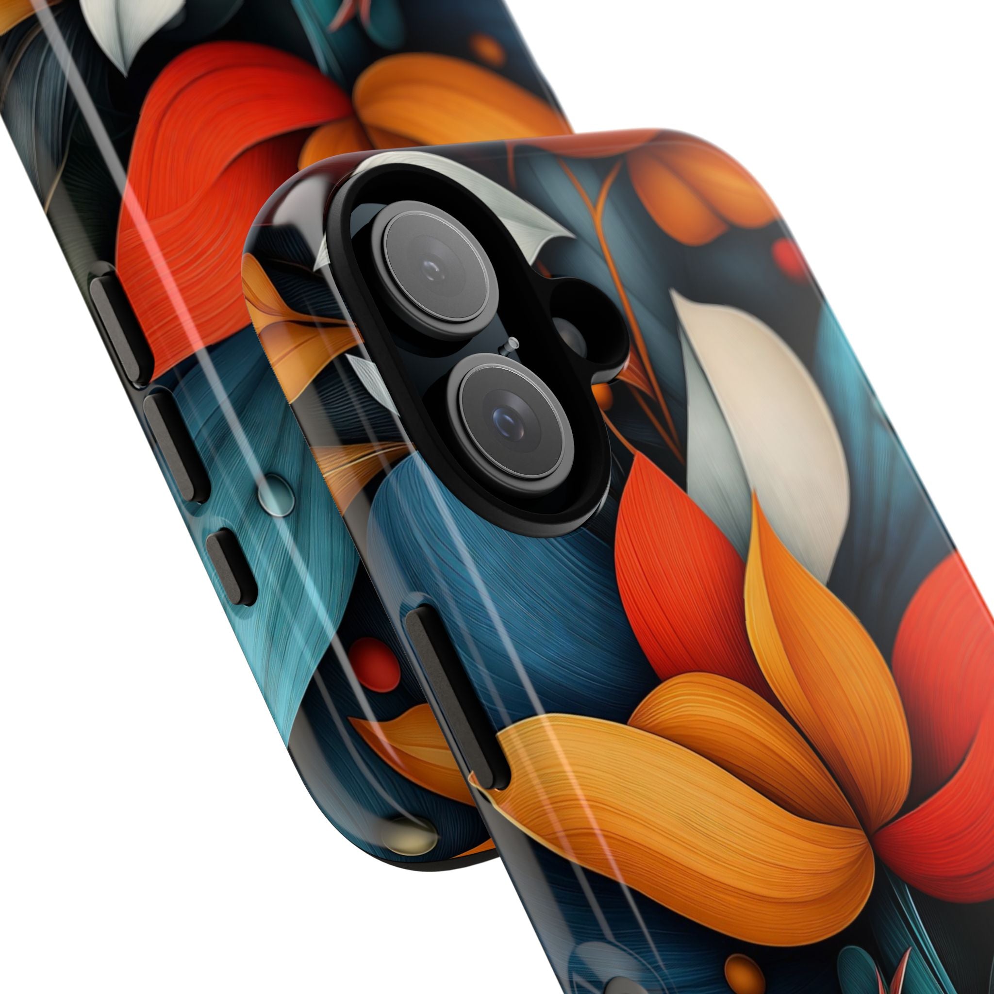 Vibrant Floral Harmony - iPhone Case