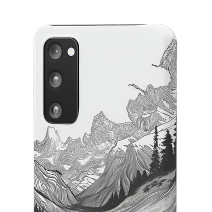 Monochrome Serenity | Slim Phone Case for Samsung