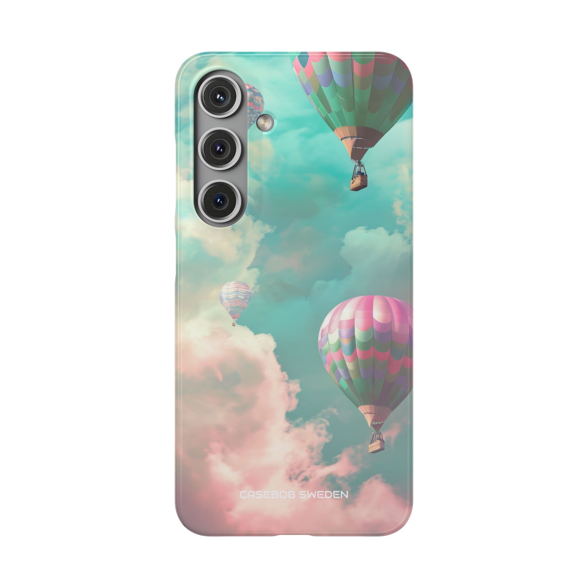 Pastel Balloon Adventure - Slim Samsung S24 Phone Case