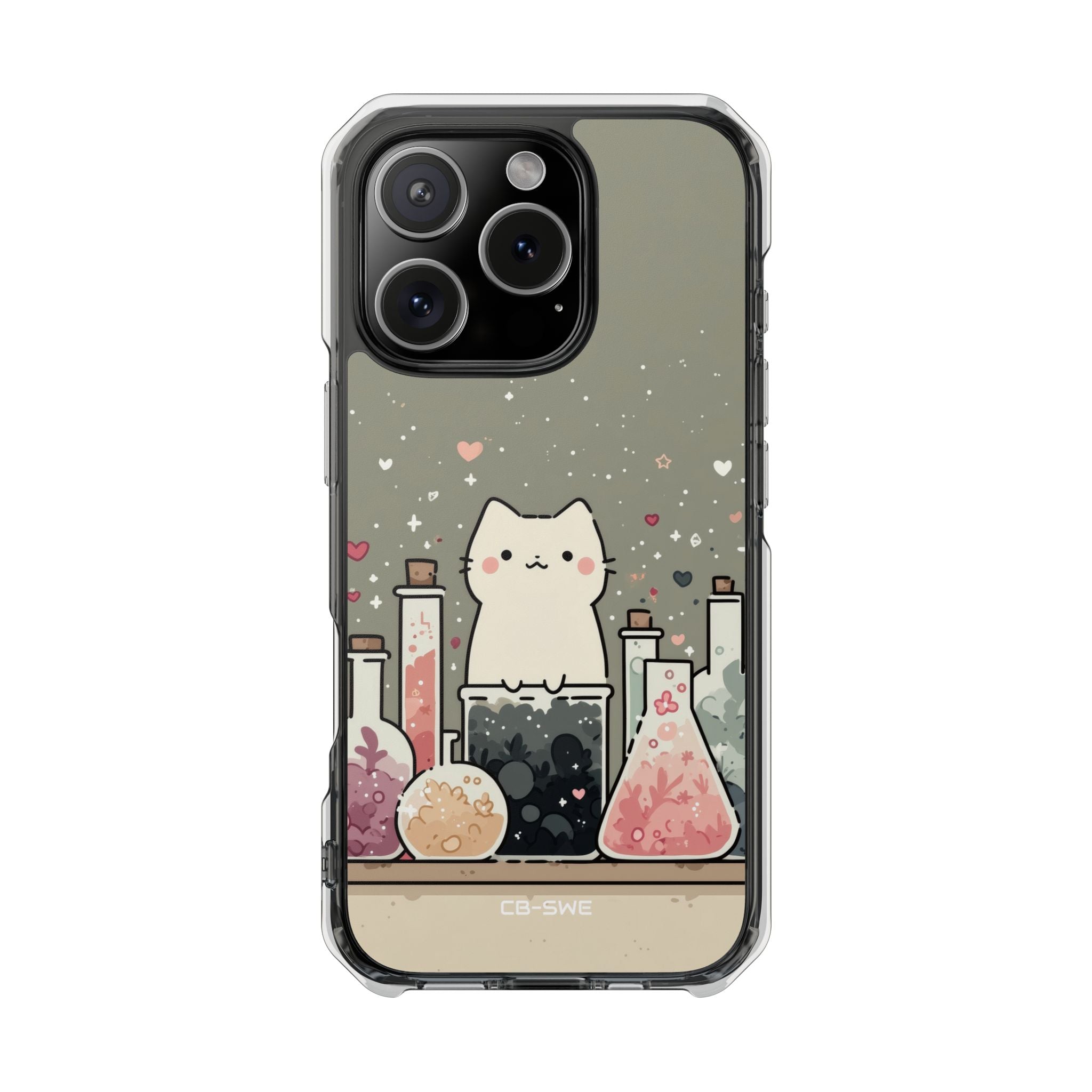 Cat Explores Potions iPhone Case - Impact