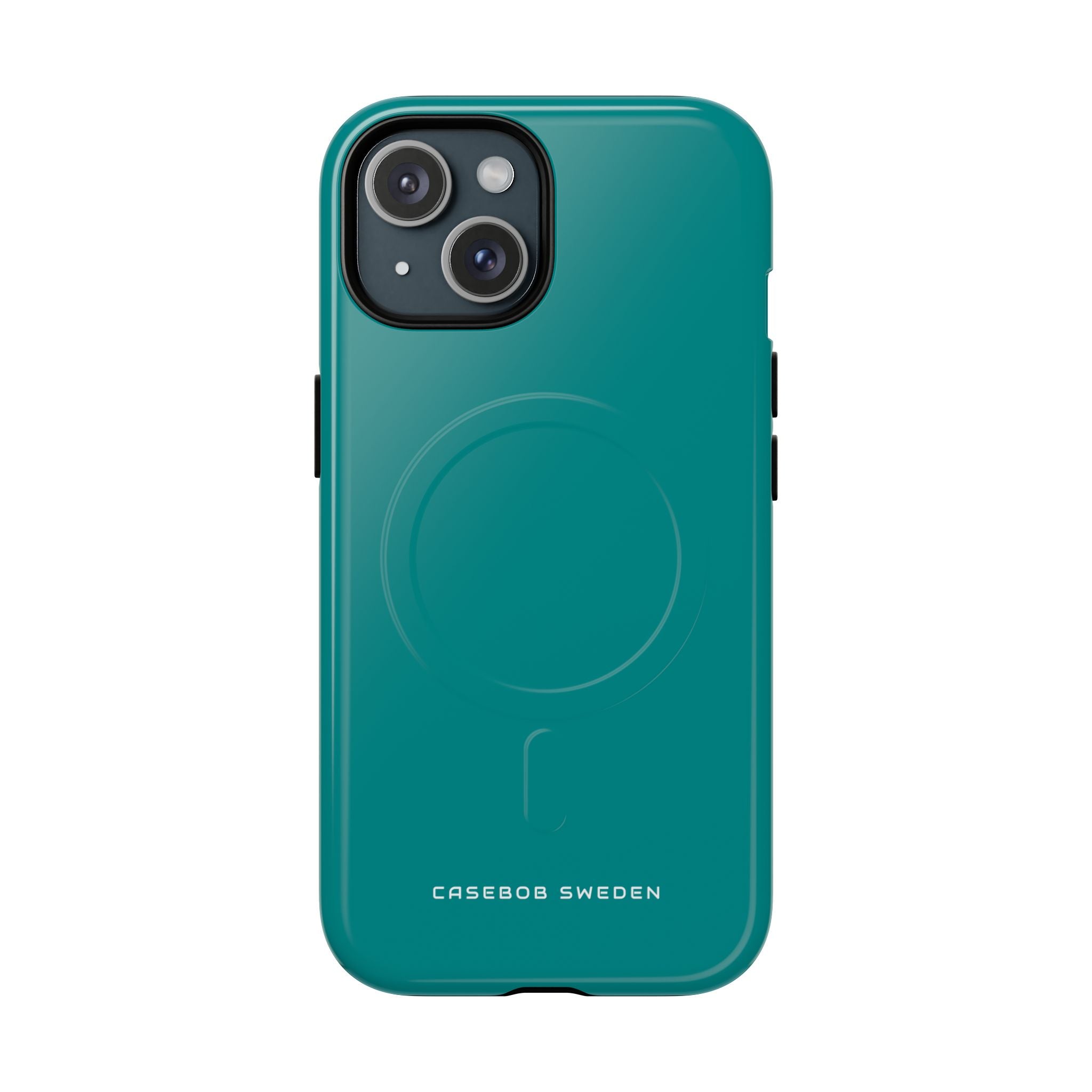 Dark Cyan iPhone 15 | Tough+ Phone Case