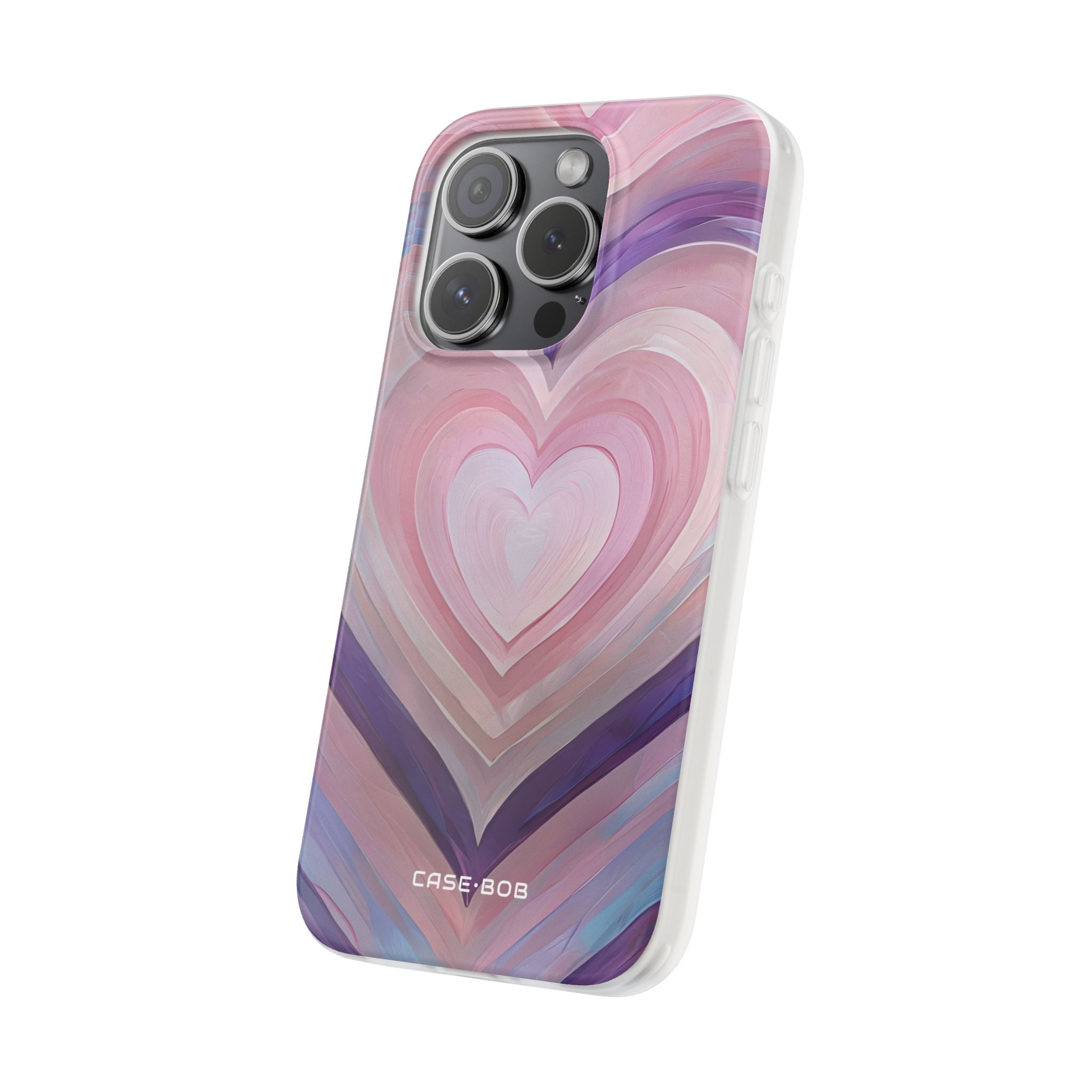 Radiant Heartbrush iPhone 15 Pro Case - Soft
