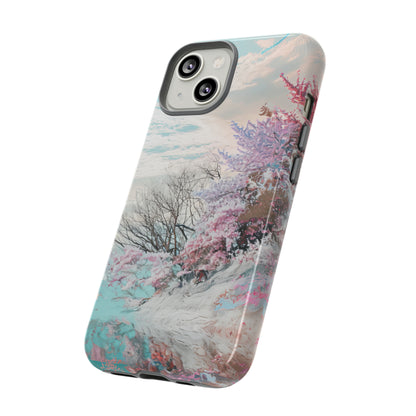 Winter Lake Weave Bliss - Protective Phone Case