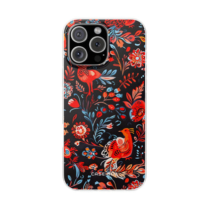 Vivid Birdscape iPhone 16 Pro Max Case - Soft