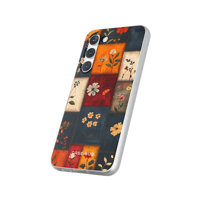 Patchwork Blooms Samsung S23 Plus Case - Soft