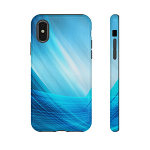 Abstract Blue - Protective Phone Case