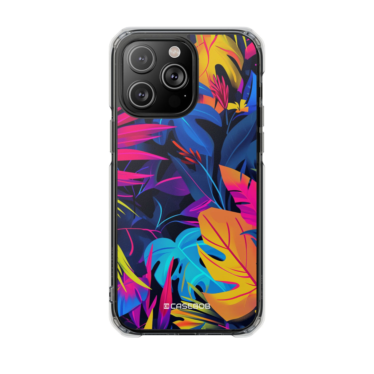 Neon Pantone Pattern | Phone Case for iPhone (Clear Impact Case - Magnetic)