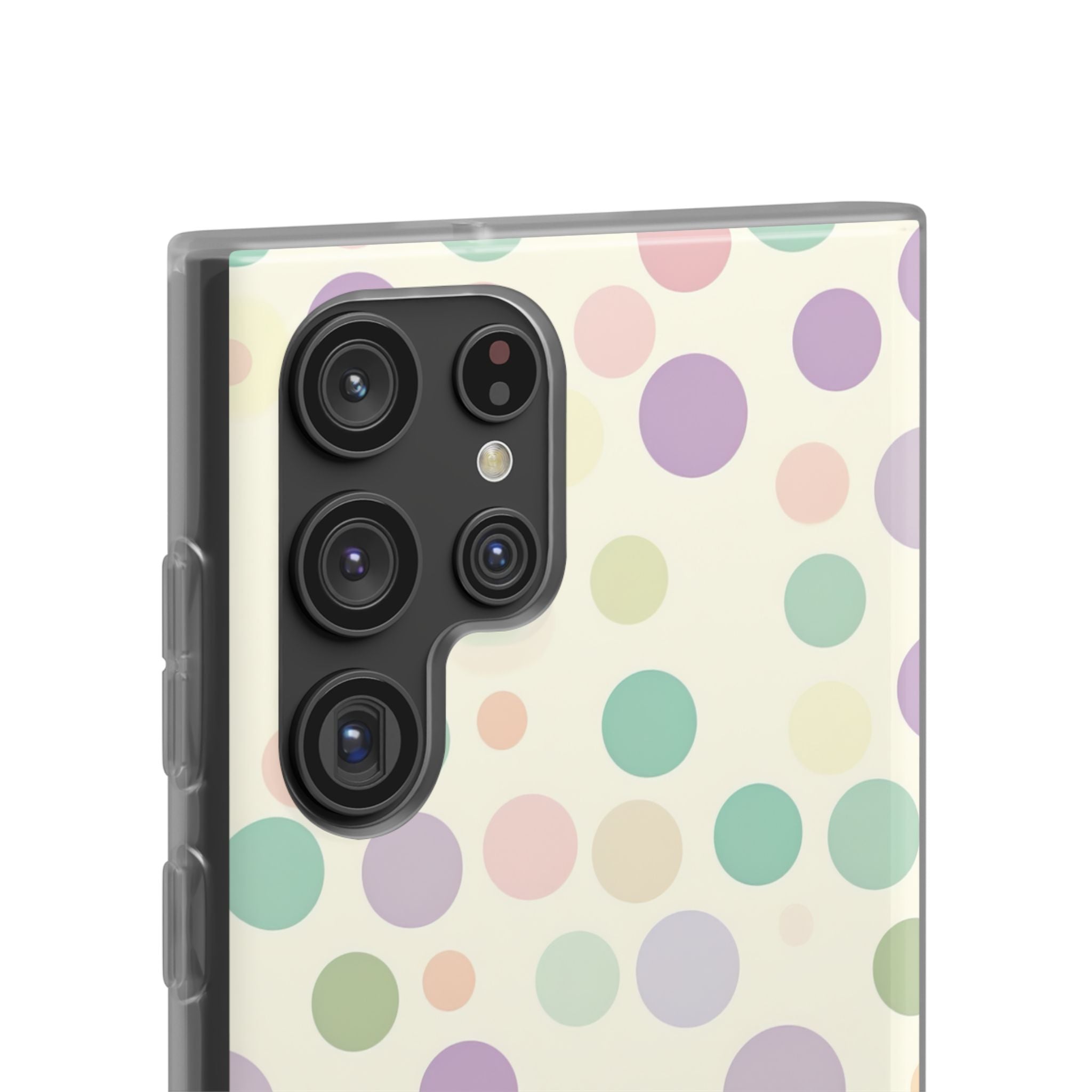 Playful Pastel Polka Dots - Flexi Samsung S22 Phone Case