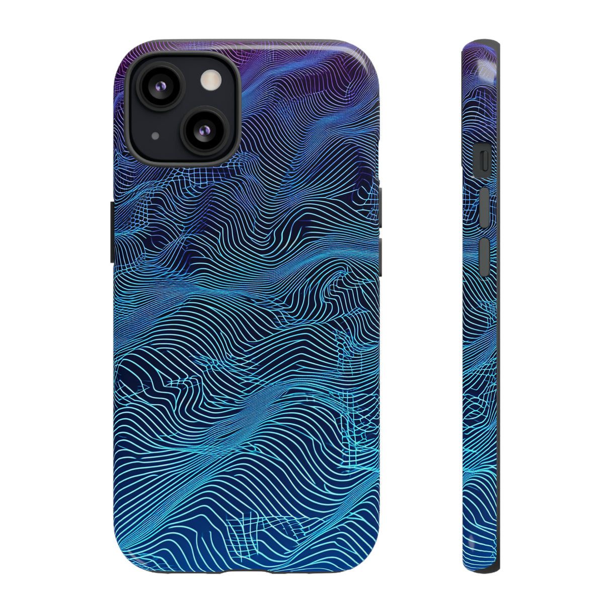 AI Interface: Tech Gradient - Protective Phone Case