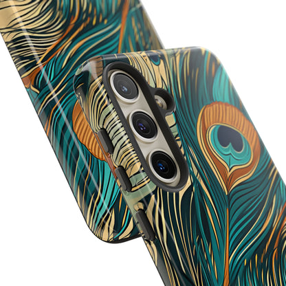 Art Nouveau Peacock Elegance Samsung S24 - Tough Phone Case