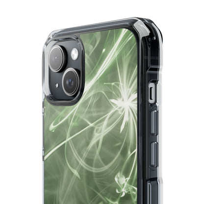 Green Spirit Flow iPhone 15 - Impact Clear+