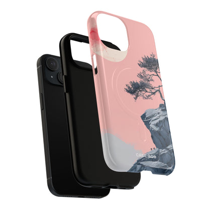 Crimson Moon Tree iPhone 15 Case - Tough+